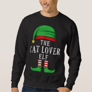 Die Weihnachtsfamilie Cat Lover Elf - Matching Gro Sweatshirt