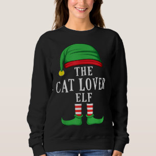 Die Weihnachtsfamilie Cat Lover Elf - Matching Gro Sweatshirt