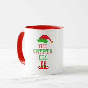 Die Weihnachtsfamilie Crypto Elf passt zusammen Tasse