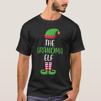 Die Weihnachtsfamilie der Großmutter-Elfe passend T-Shirt
