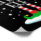 Die Weihnachtsfamilie der künstlerischen Elfen, di Poster (Ecke)