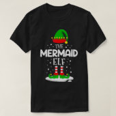 Die Weihnachtsfamilie der Meerjungfrau Elf passt z T-Shirt (Design vorne)
