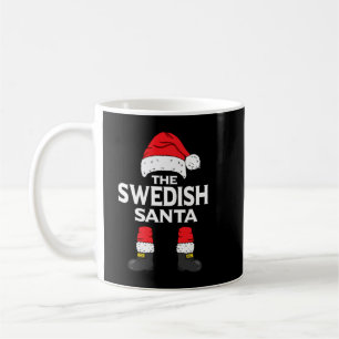 Die Weihnachtsfamilie, die den Song spielt Kaffeetasse