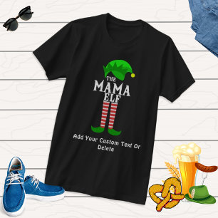 Die Weihnachtsfamilie von Mama ELF passt zum Elf T-Shirt