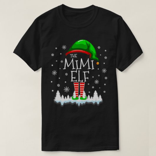 Die Weihnachtsfamilie von Mimi Elf passt zu Kostüm T-Shirt (Design vorne)