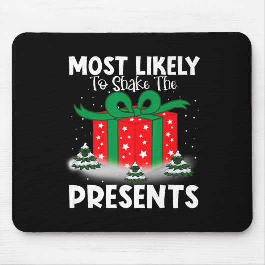 Die Weihnachtsfamilie wird am ehesten erschüttert Mousepad (Vorne)