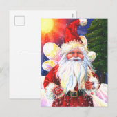 Die Weihnachtsfee Feiertagspostkarte (Vorne/Hinten)