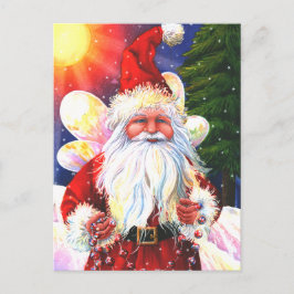 Die Weihnachtsfee Feiertagspostkarte