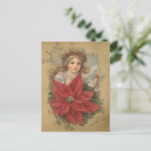 Die Weihnachtsfee Postkarte (Stehend Vorderseite)