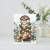 Die Weihnachtsfeier Postkarte (Stehend Vorderseite)