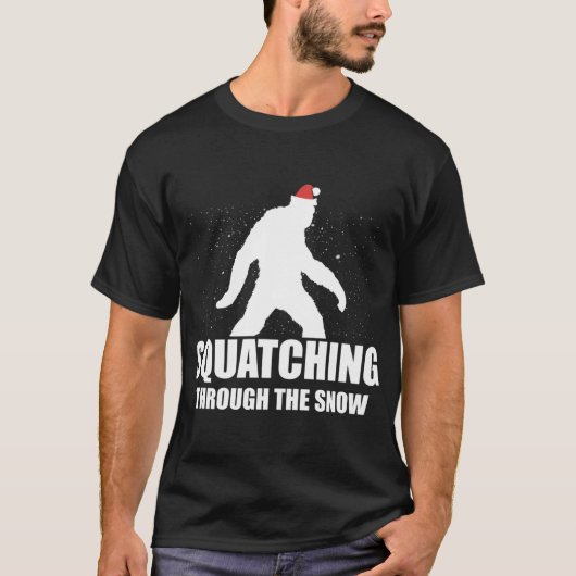 Die Weihnachtsfeiertage im Schnee T-Shirt (Vorderseite)