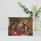 Die Weihnachtsfessel Feiertagspostkarte (Stehend Vorderseite)