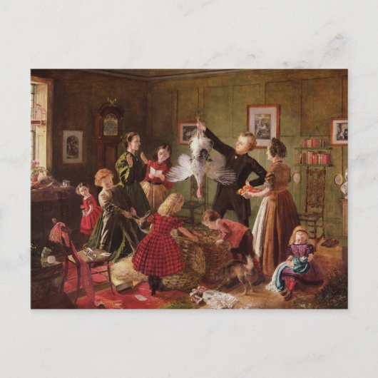 Die Weihnachtsfessel Feiertagspostkarte (Vorderseite)