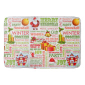 Die Weihnachtsfreuden Badematte (Vorderseite)