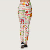 Die Weihnachtsfreuden Leggings (Rückseite)