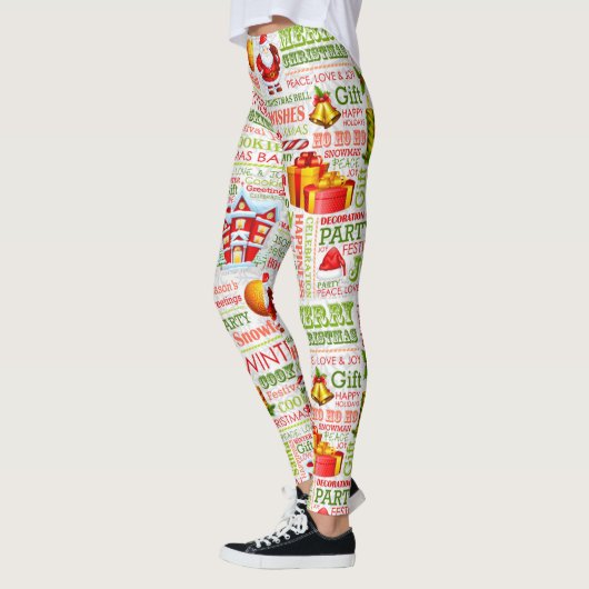 Die Weihnachtsfreuden Leggings (Links)