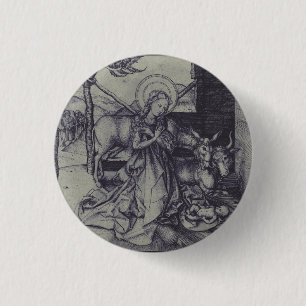 Die Weihnachtsgeburt Stark Ink Art Button