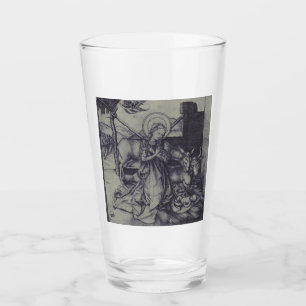 Die Weihnachtsgeburt Stark Ink Art Glas