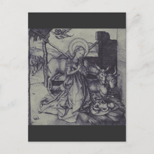 Die Weihnachtsgeburt Stark Ink Art Postkarte