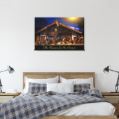 Die Weihnachtsgeschichte Geburtszene Leinwand Pr (Insitu (Schlafzimmer))