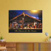 Die Weihnachtsgeschichte Geburtszene Leinwand Pr (Insitu (Wohnzimmer))