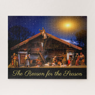 Die Weihnachtsgeschichte Krippenszene Puzzle