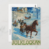 Die Weihnachtsglocke von Jenny Nystrom Postkarte (Vorne/Hinten)