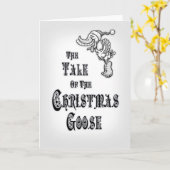 Die Weihnachtsgoose Karte (Gelbe Blume)