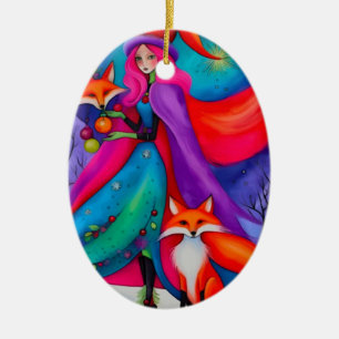 Die Weihnachtshexe 8 Design Holiday Ornament