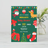 Die Weihnachtsjungdusche Einladung (Stehend Vorderseite)