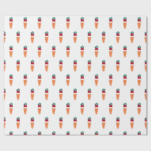 Die Weihnachtskarotte Geschenkpapier (Flach)