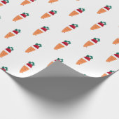 Die Weihnachtskarotte Geschenkpapier (Ecke)