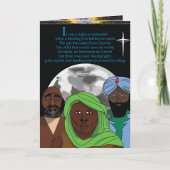 Die Weihnachtskarte der drei Weisen Dankeskarte (Vorderseite)