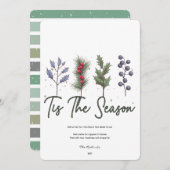 Die Weihnachtskarte der Saison Feiertagskarte (Vorne/Hinten)