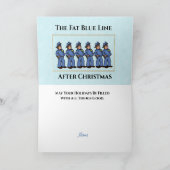 Die Weihnachtskarte der Thin Blue Line-Polizisten Karte (Innenseite)