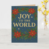 Die Weihnachtskarte der Welt Karte (Gelbe Blume)