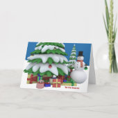 Die Weihnachtskarte Feiertagskarte (Vorderseite)