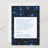 Die Weihnachtskarte von Sparkle Feiertagskarte (Rückseite)