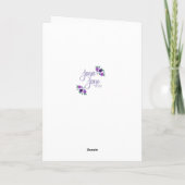 Die Weihnachtskarte von World Blue Berries Karte (Rückseite)