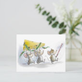 Die Weihnachtskäsesendung Feiertagspostkarte (Stehend Vorderseite)