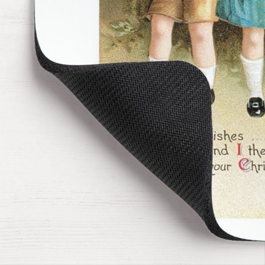 Die Weihnachtskinder Mousepad (Ecke)