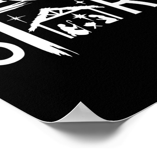 Die Weihnachtskrippe Jesus Christlichen Menschen Poster (Ecke)