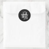 Die Weihnachtskrippe Jesus Christlichen Menschen Runder Aufkleber (Tasche)