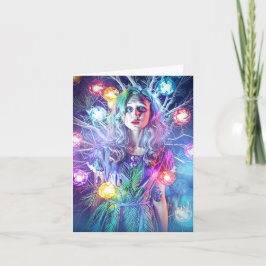 Die Weihnachtsmärchen Feiertagskarte