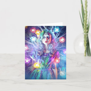 Die Weihnachtsmärchen Feiertagskarte