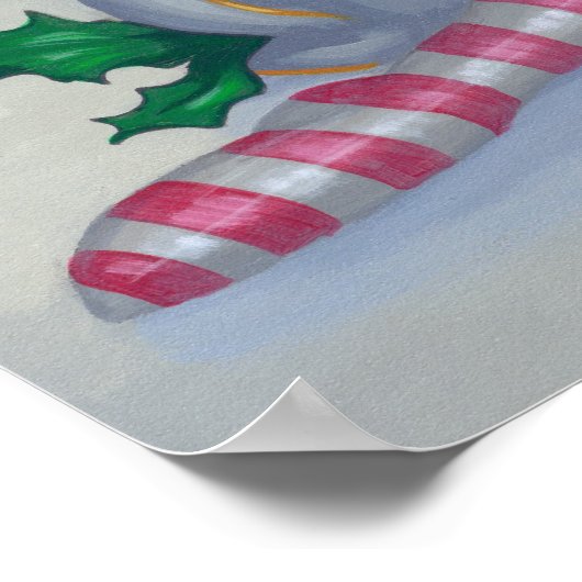 Die Weihnachtsmärchen und die Ivy ART PRINT Poster (Ecke)