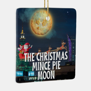 Die Weihnachtsminze Pie Moon Keramikornament