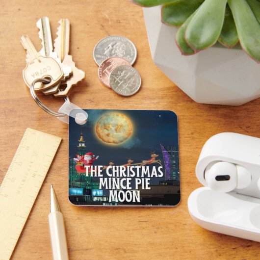 Die Weihnachtsminze Pie Moon Schlüsselanhänger (Schreibtisch)