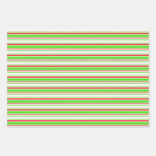 Die Weihnachtsmuster sind grün, weiß, rot und farb Geschenkpapier Set (Vorderseite 2)