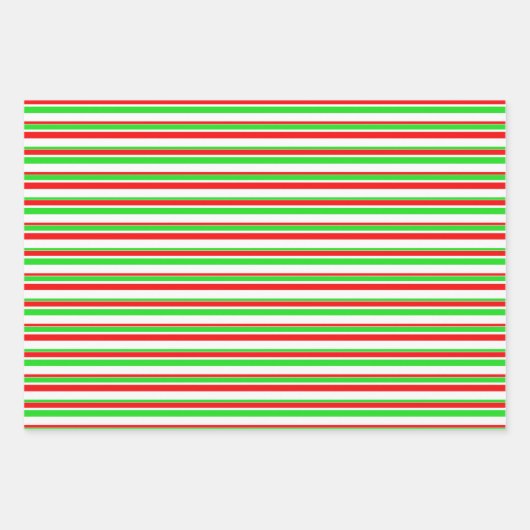 Die Weihnachtsmuster sind grün, weiß, rot und farb Geschenkpapier Set (Vorderseite 3)